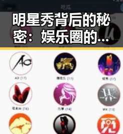 明星秀背后的秘密:娱乐圈的光鲜与真实