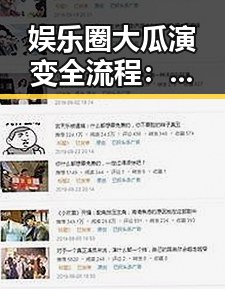 娱乐圈大瓜演变全流程：从闪耀到塌房的时间线回顾